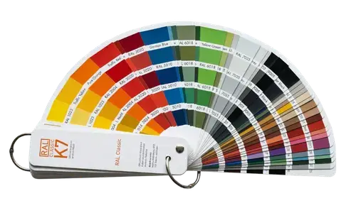 Powder coating colour range available at Powderplus Ltd